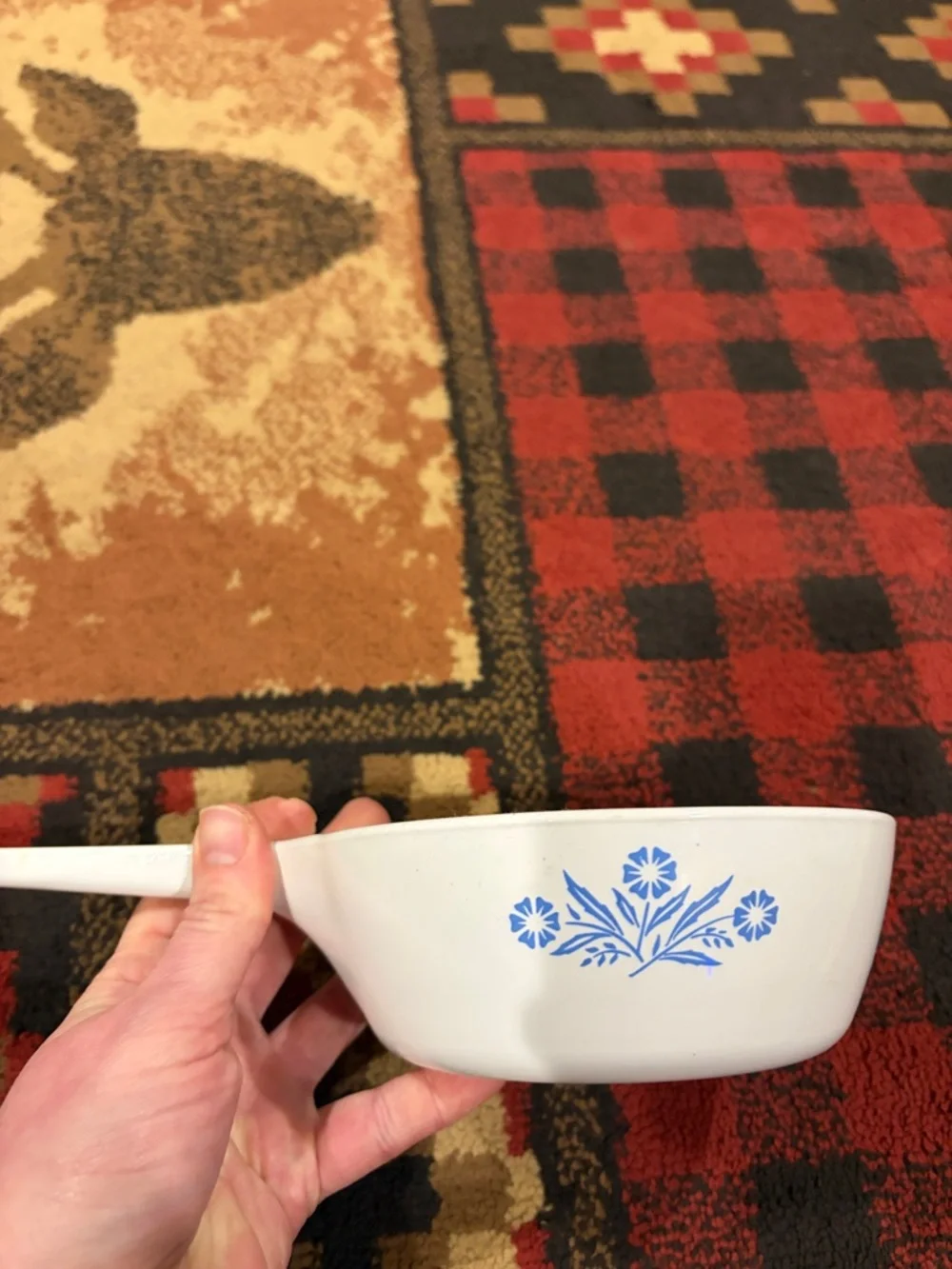 Vintage Corning ware blue corn flower petite pan
